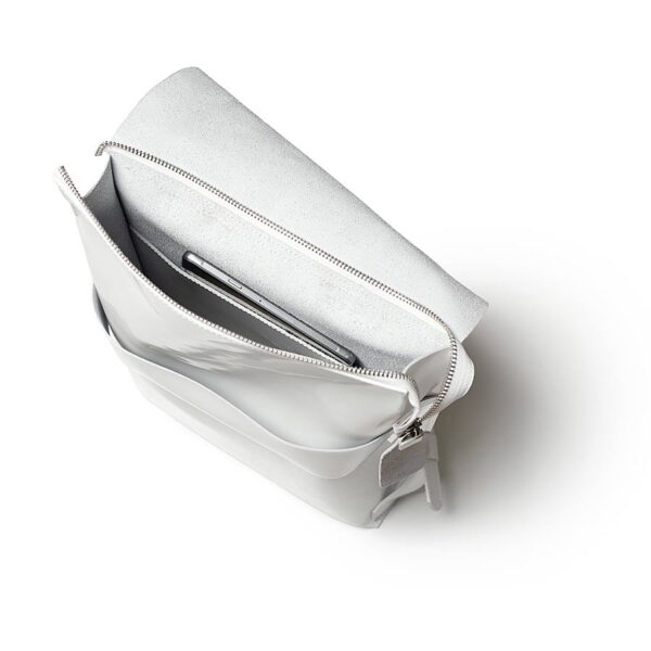 fashion backpack white vit elegant ryggsäck