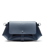 Arch Crystal Blue leather handbag with adjustable strap