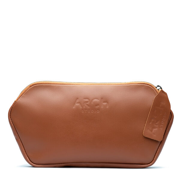 Arch Rhomb Large Brown Purse