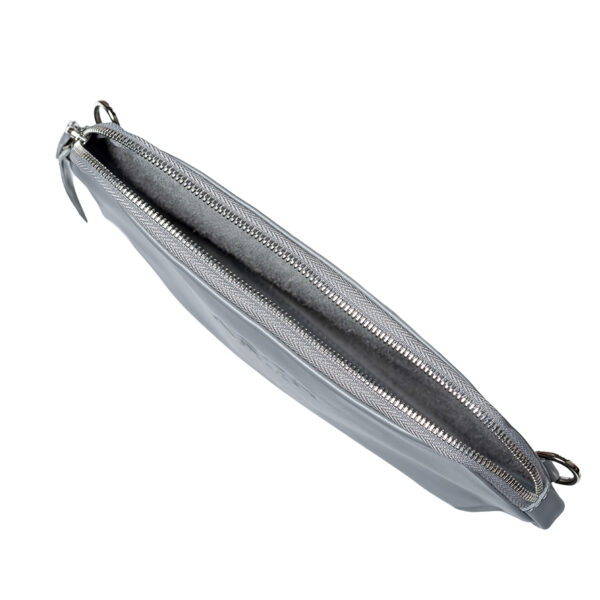 Arch Rhomb Large Grey Purse - Image 4