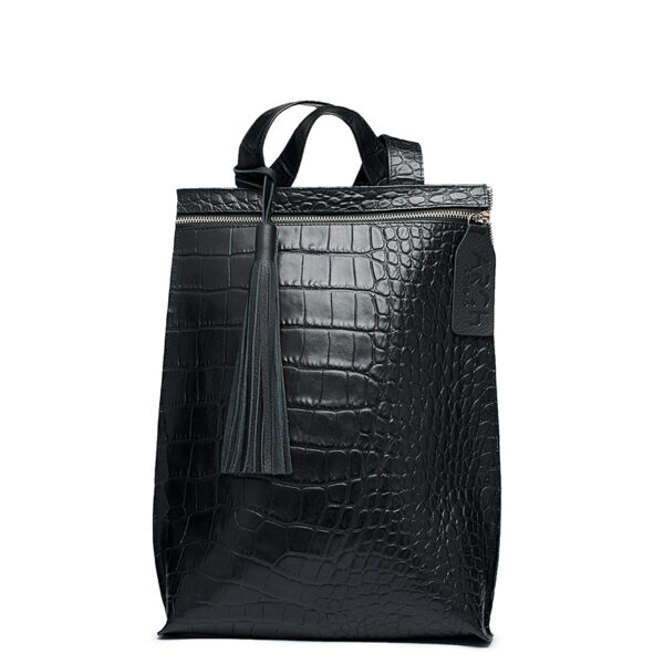 Arch Simple Backpack Alligator Black